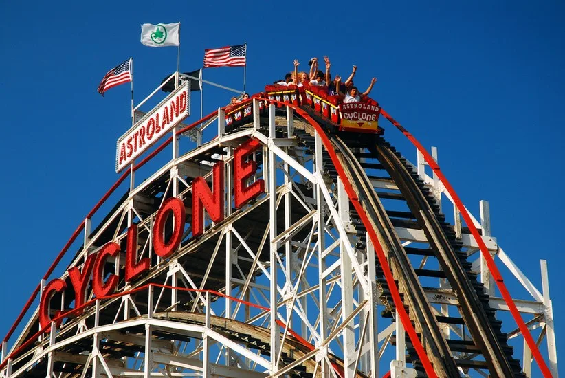 The Cyclone Roller Coaster Coney Island
