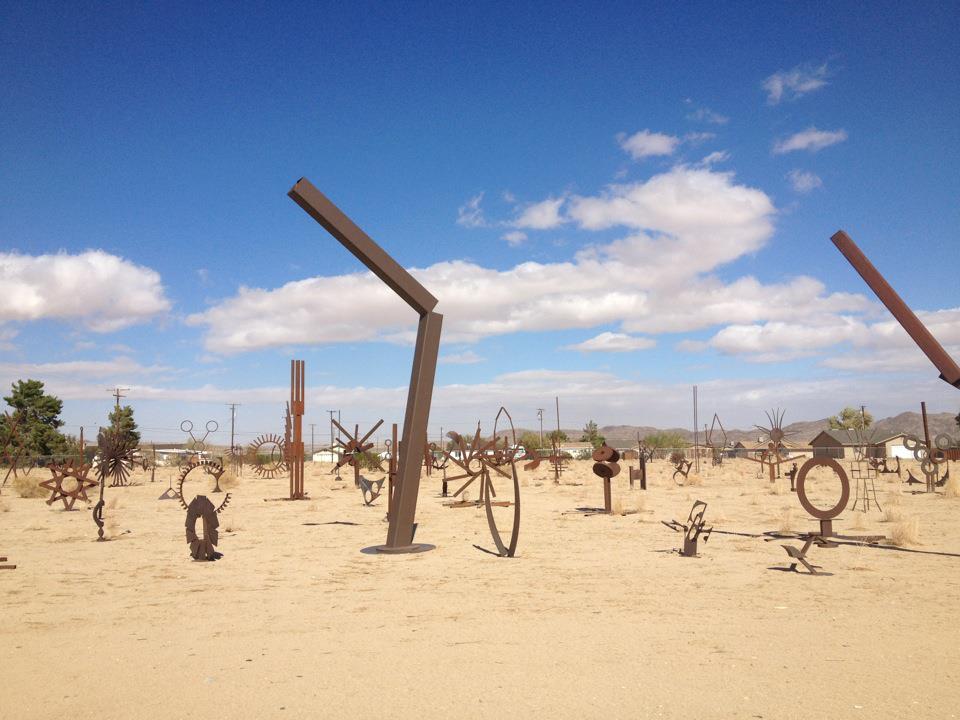 Simi Dabah sculpture ranch, Joshua Tree