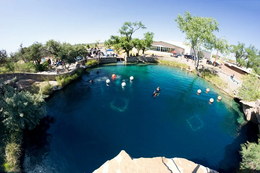 The Blue Hole of Santa Rosa, New Mexico