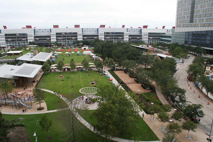 The Gardens at Discovery Green, Houston