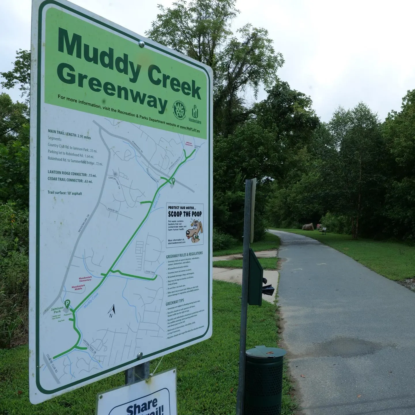 Muddy Creek Greenway, Winston Salem