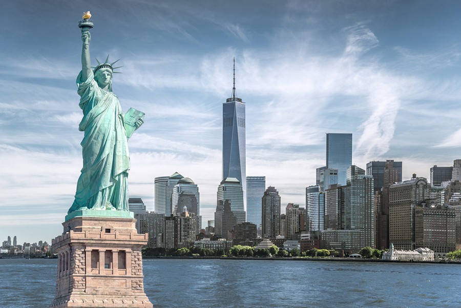 The Statue of Liberty, Manhattan
