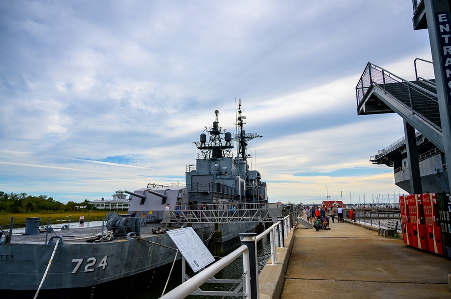 USS Laffey, Charleston
