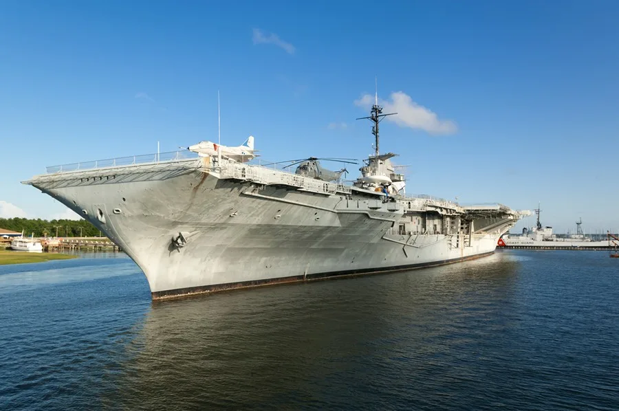 USS Yorktown, Charleston