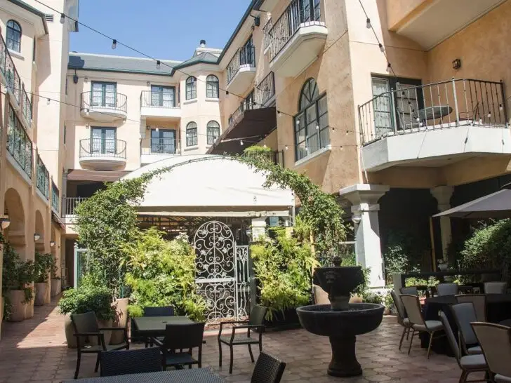 El Prado Courtyard Visits