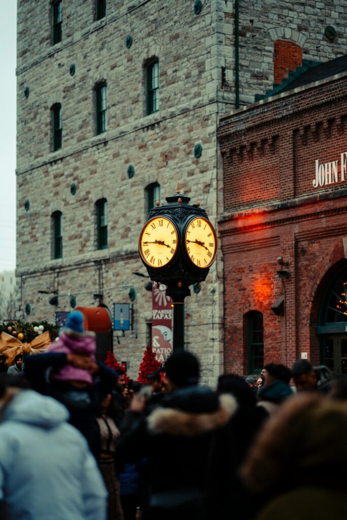 Strolling the Distillery Winter Village, Toronto