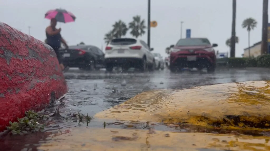 Rainfall, San Diego in September